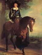 Portrait of Queen Victoria on Horseback
